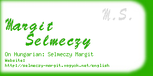 margit selmeczy business card